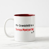 Bernese Grandchild Tweekleurige Koffiemok (Links)