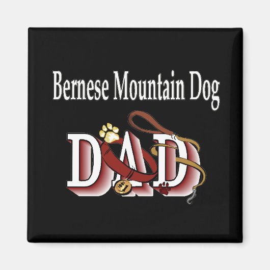 bernese hond Magnet (Voorkant)