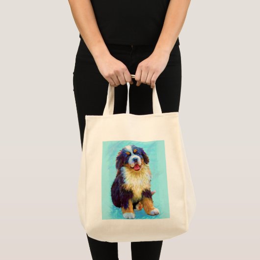 bernese hond tote bag (Voorkant (product))