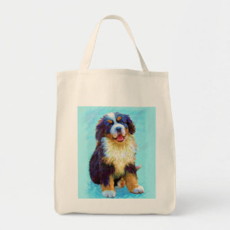bernese hond tote bag