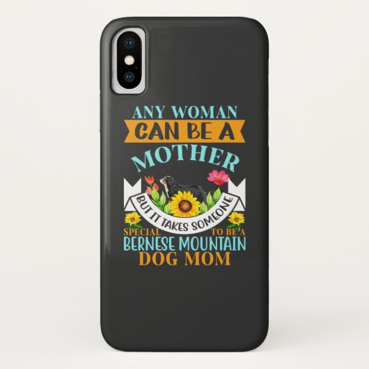 Bernese-hondenmoeder, Bernese-hondenmoeder, Bernes Case-Mate iPhone Case (Achterkant)