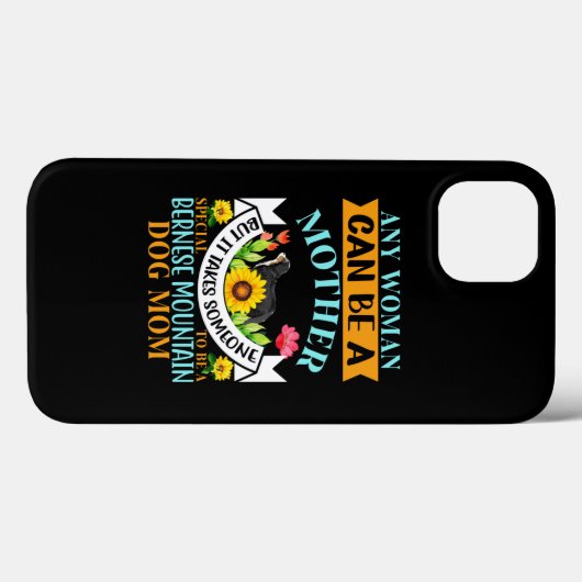 Bernese-hondenmoeder, Bernese-hondenmoeder, Bernes Case-Mate iPhone Case (Achterkant (horizontaal))