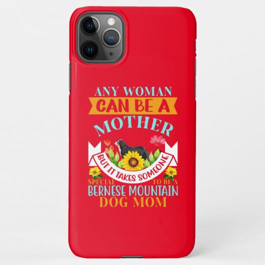 Bernese-hondenmoeder, Bernese-hondenmoeder, Bernes iPhone Hoesje (Achterkant)