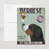 Bernese Ice Cream Briefkaart (Voorkant / Achterkant)