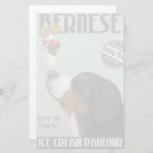 Bernese Ice Cream Briefpapier (Voorkant / Achterkant)