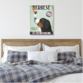 Bernese Ice Cream Canvas Afdruk (Insitu (Slaapkamer))