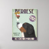 Bernese Ice Cream Canvas Afdruk (Voorkant)