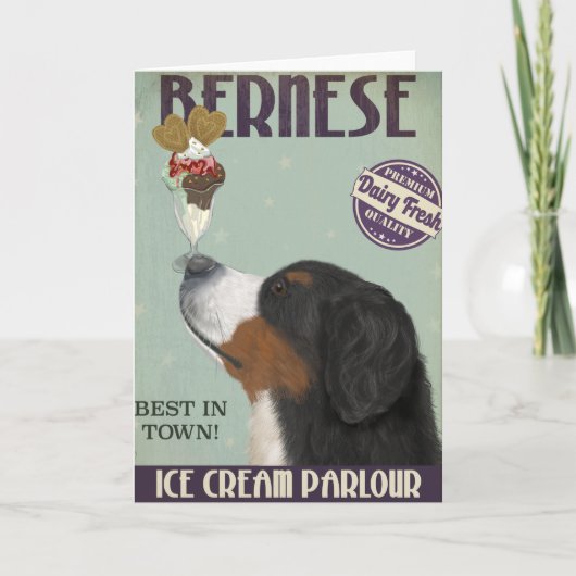 Bernese Ice Cream Kaart (Voorkant)