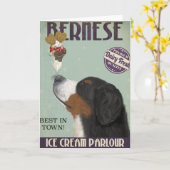 Bernese Ice Cream Kaart (Gele Bloem)
