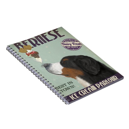 Bernese Ice Cream Notitieboek (Rechterzijde)