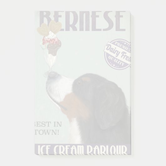 Bernese Ice Cream Post-it® Notes (Voorkant)