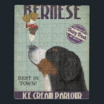 Bernese Ice Cream Puzzel<br><div class="desc">Bernese Ice Cream van FabFunky. Met een bessen met een ijsje op een  advertentie. | 191928D</div>
