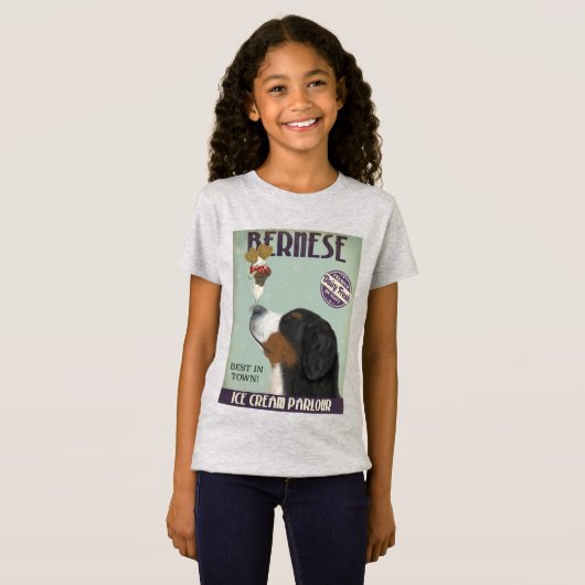 Bernese Ice Cream T-shirt (Voorkant volledig)