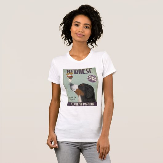 Bernese Ice Cream T-shirt (Voorkant volledig)