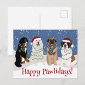 Bernese Leonberger Great Pyrenees Briefkaart (Voorkant / Achterkant)