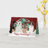 Bernese Leonberger Great Pyrenees St Bernard Kaart (Gele Bloem)