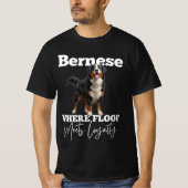 Bernese Lovers, Bernese Mountain Dog T-Shirt (Voorkant)