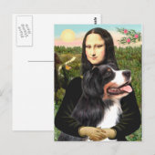 Bernese - Mona Lisa - Aangepast Briefkaart (Voorkant / Achterkant)