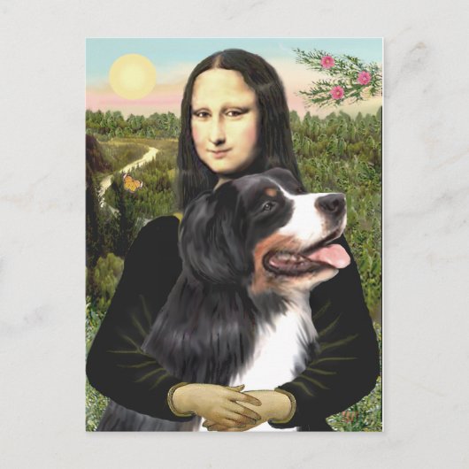 Bernese - Mona Lisa - Aangepast Briefkaart (Voorkant)