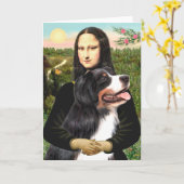 Bernese - Mona Lisa - Aangepast Kaart (Gele Bloem)