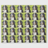 Bernese moundog cadeaupapier (Vlak)