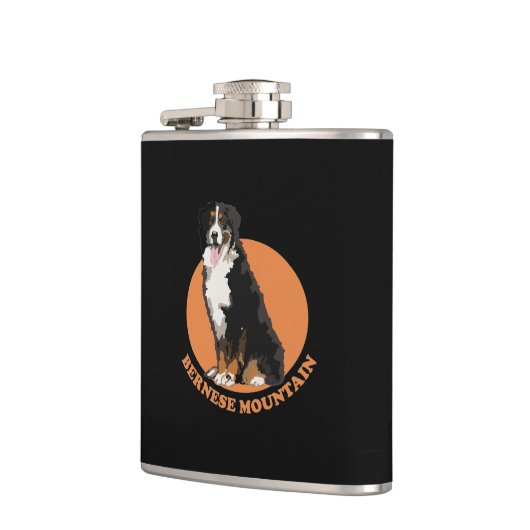 Bernese moundog heupfles (Links)