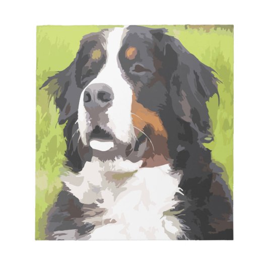 Bernese moundog notitieblok (Voorkant)
