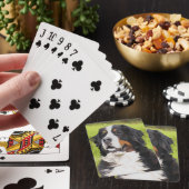 Bernese moundog pokerkaarten (Insitu)