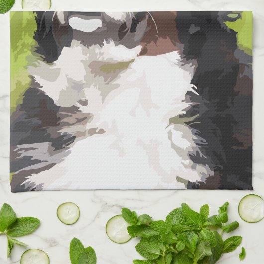 Bernese moundog theedoek (Gevouwen)