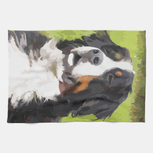 Bernese moundog theedoek