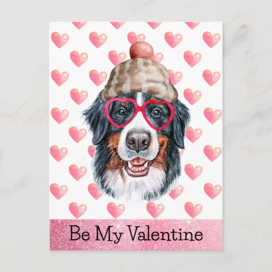 Bernese Mountain ben mijn Valentijn Dog Valentijns Feestdagenkaart (Voorkant)