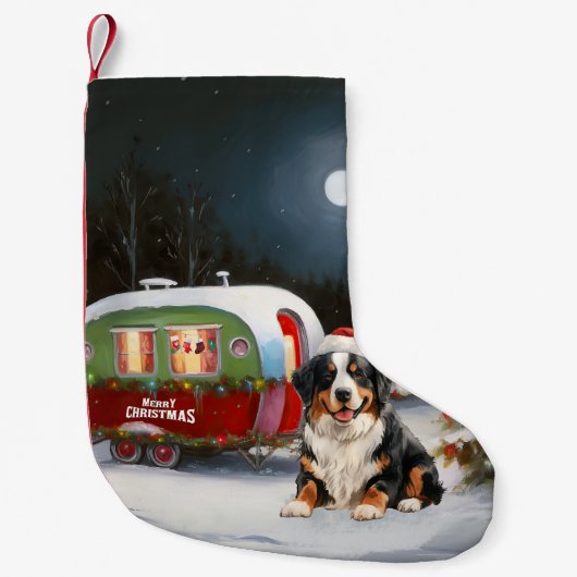 Bernese Mountain Caravan Kerstavontuur Kleine Kerstsok (Voorkant)