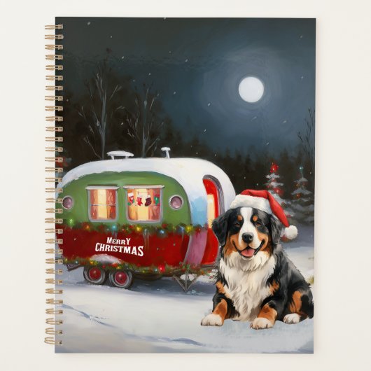 Bernese Mountain Caravan Kerstavontuur Planner (Voorkant)