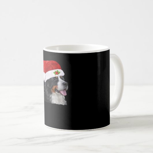Bernese Mountain Christmas Shirt Dog Christmas Cos Koffiemok (Voorkant rechts)