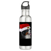 Bernese Mountain Christmas Shirt Dog Christmas Cos Waterfles (Voorkant)