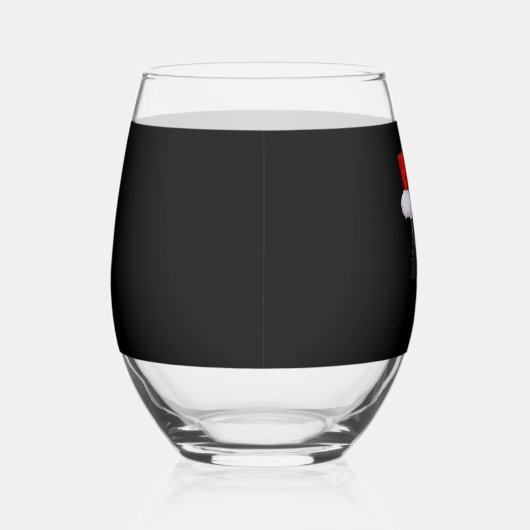 Bernese Mountain Christmas Shirt Dog Christmas Cos Wijnglas Zonder Voet (Rechts)