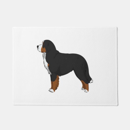 Bernese Mountain Dog 2 Deurmat (Voorkant)