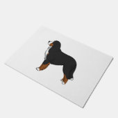 Bernese Mountain Dog 2 Deurmat (Schuin)