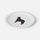 Bernese Mountain Dog 2 Papieren Bordje (Gekanteld)
