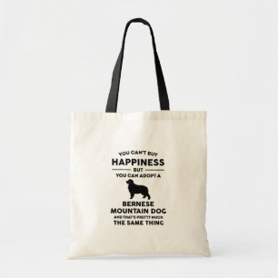 Bernese Mountain Dog Adoption Happiness Tote Bag