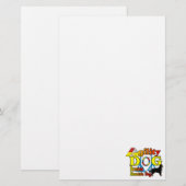 Bernese Mountain Dog Agility Briefpapier (Voorkant / Achterkant)