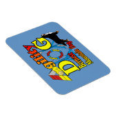 Bernese Mountain Dog Agility Magneet (Rechterzijde)