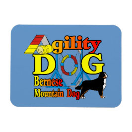 Bernese Mountain Dog Agility Magneet