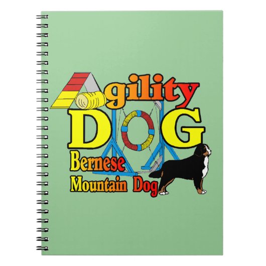 Bernese Mountain Dog Agility Notitieboek (Voorkant)