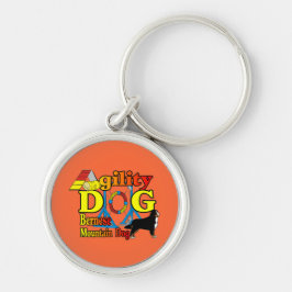 Bernese Mountain Dog Agility Sleutelhanger