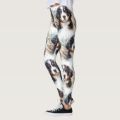 Bernese Mountain Dog AI Puppy  Leggings (Links)