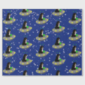 Bernese Mountain Dog Alien UFO Cadeaupapier (Vlak)