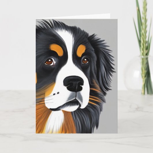 Bernese Mountain Dog alle keren Kaart (Voorkant)