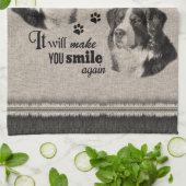 Bernese Mountain dog als alles mislukt, citaat Theedoek (Gevouwen)