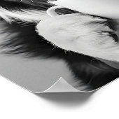 Bernese Mountain Dog and Coffee Wall Art, Black an Poster (Hoek)